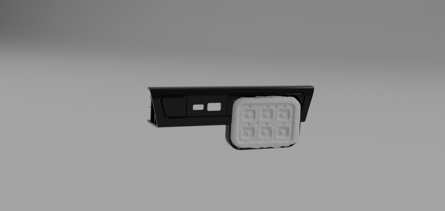 Panel de interruptores auxiliares USB-C Colorado/Canyon +2023