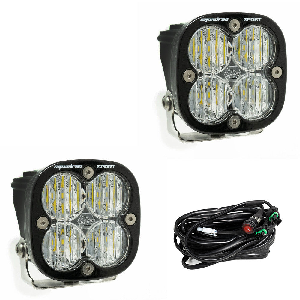 Conversión de luz antiniebla Colorado ZR2 2023 (negro mate) + par de luces auxiliares LED Squadron Sport Black