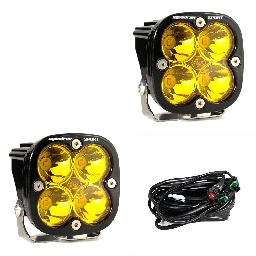 Conversión de luz antiniebla Colorado ZR2 2023 (negro mate) + par de luces auxiliares LED Squadron Sport Black