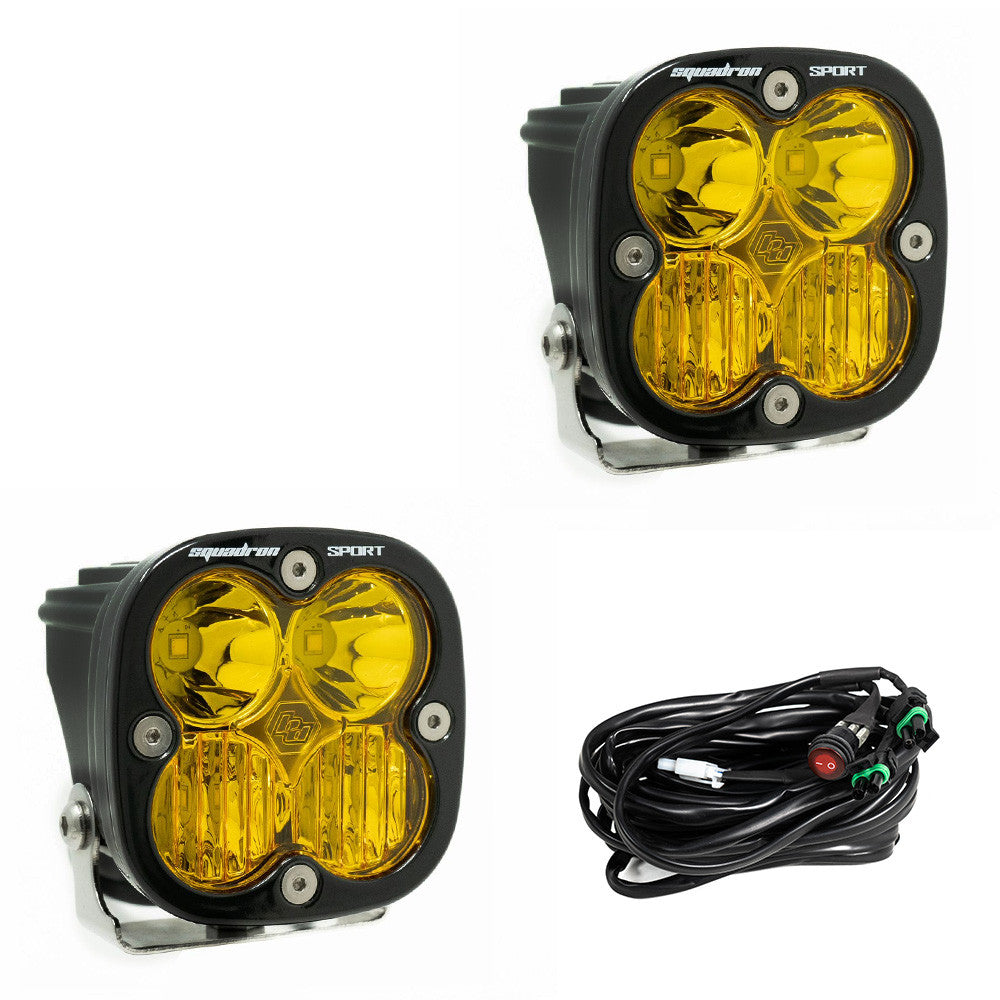 Conversión de luz antiniebla Colorado ZR2 2023 (negro mate) + par de luces auxiliares LED Squadron Sport Black