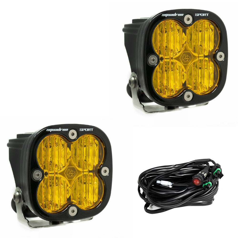 Conversión de luz antiniebla Colorado ZR2 2023 (negro mate) + par de luces auxiliares LED Squadron Sport Black