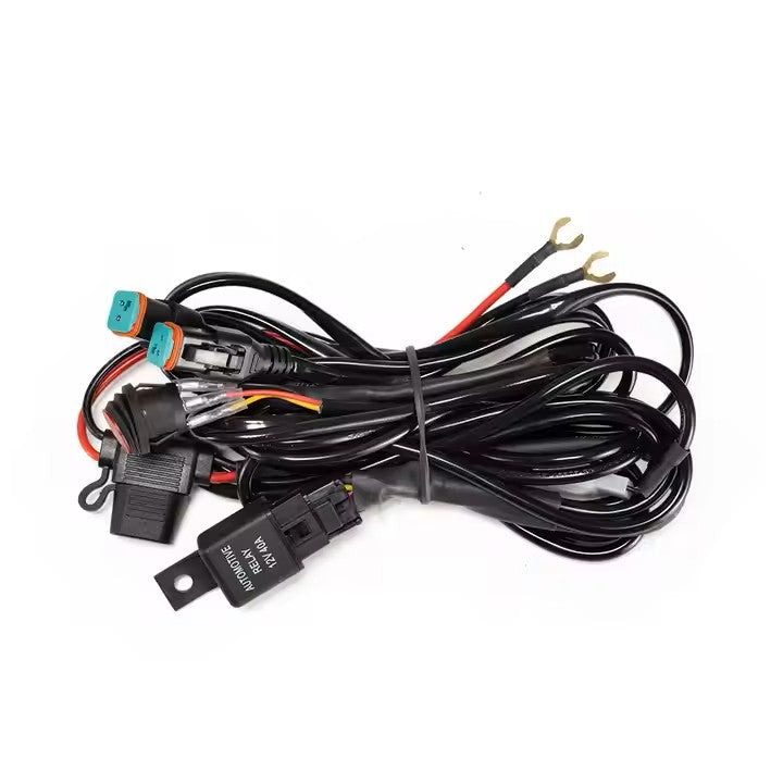 LIGHTFOX 2 Way Wiring Loom Harness Accessories For LED Pod Light