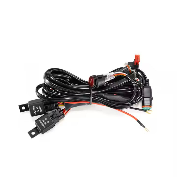 LIGHTFOX 2 Way Wiring Loom Harness Accessories LED Pod Light