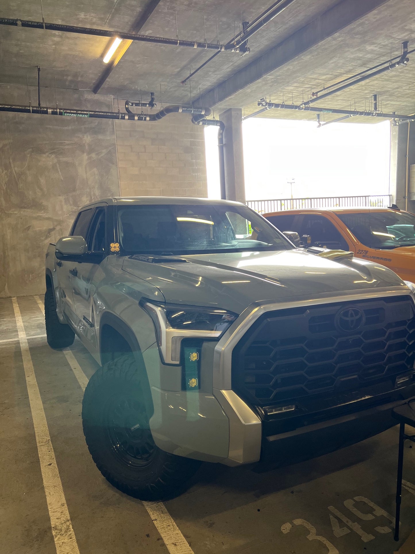 Cubierta de ventilación LED para Toyota Tundra 2022 (negro mate ASA) Baja Designs S1 Double