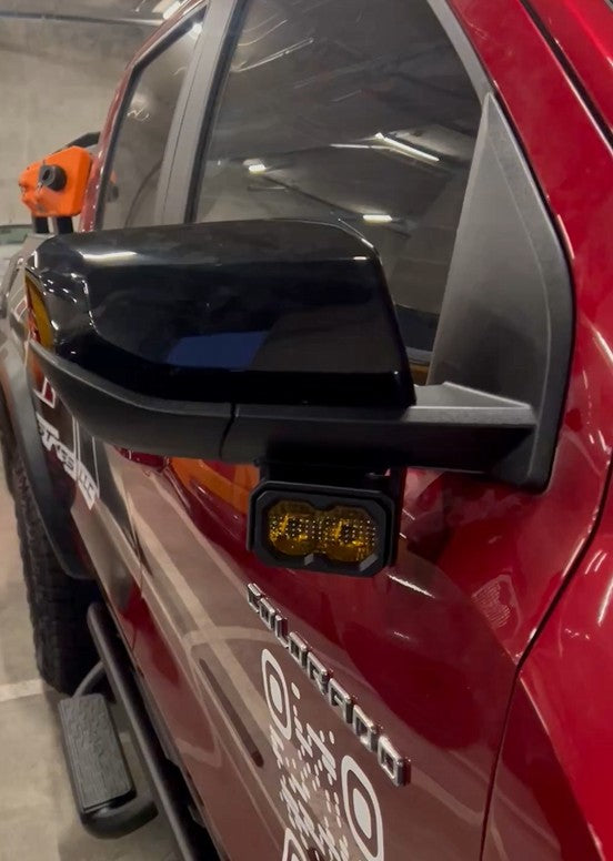 +2024 Colorado/Canyon Luz de zanja de espejo + Diode Dynamics C2.0 Sport
