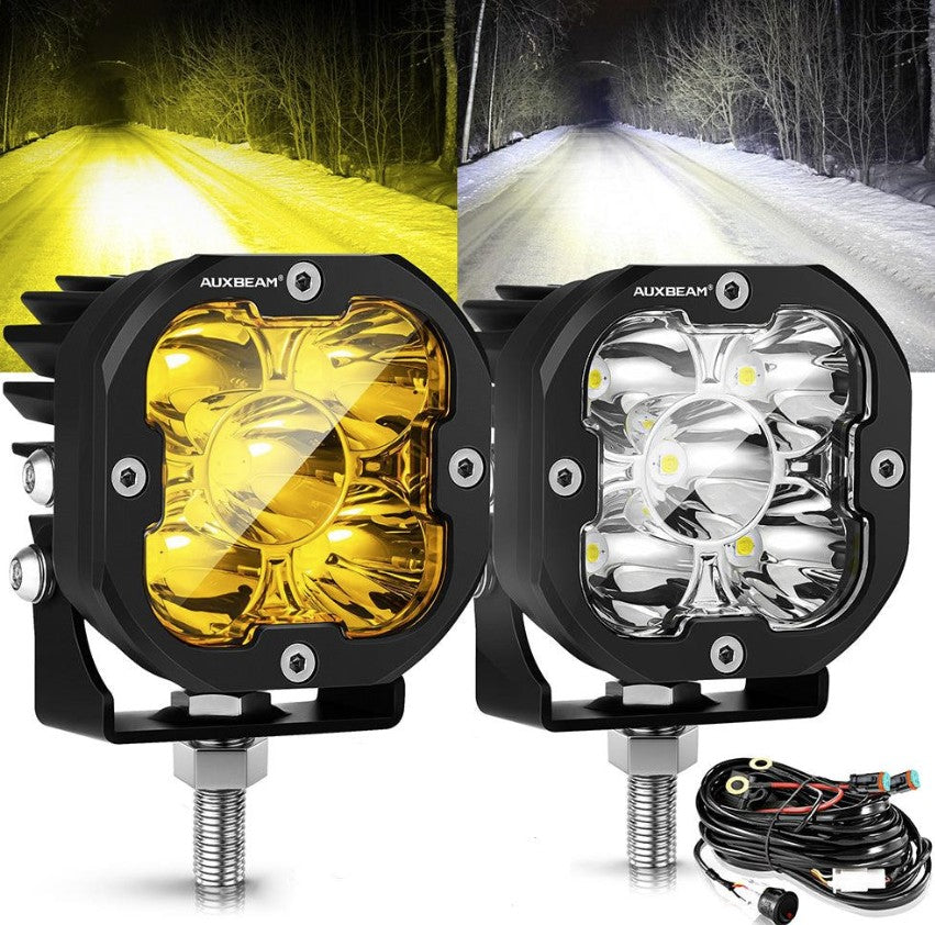 +2023 Colorado ZR2 Foglight conversion + Auxbeam XP Ultra Spot 9600 LM (Matte Black)