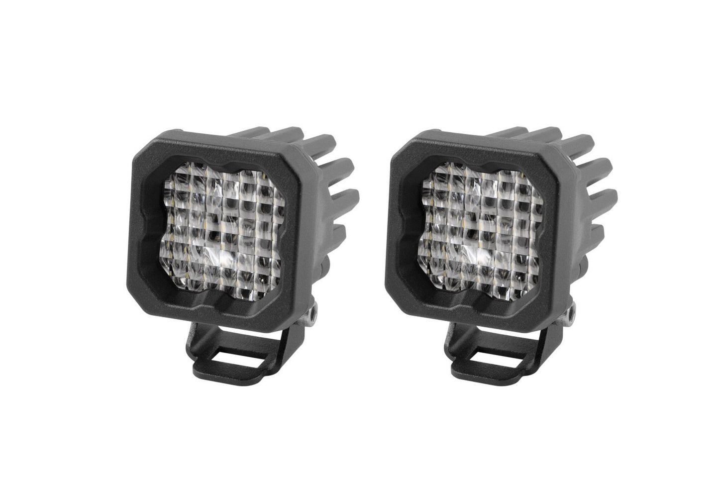 +2024 Tacoma DD SSC1 Cubierta de ventilación LED (negro mate) + Diode Dynamics SSC1 Sport