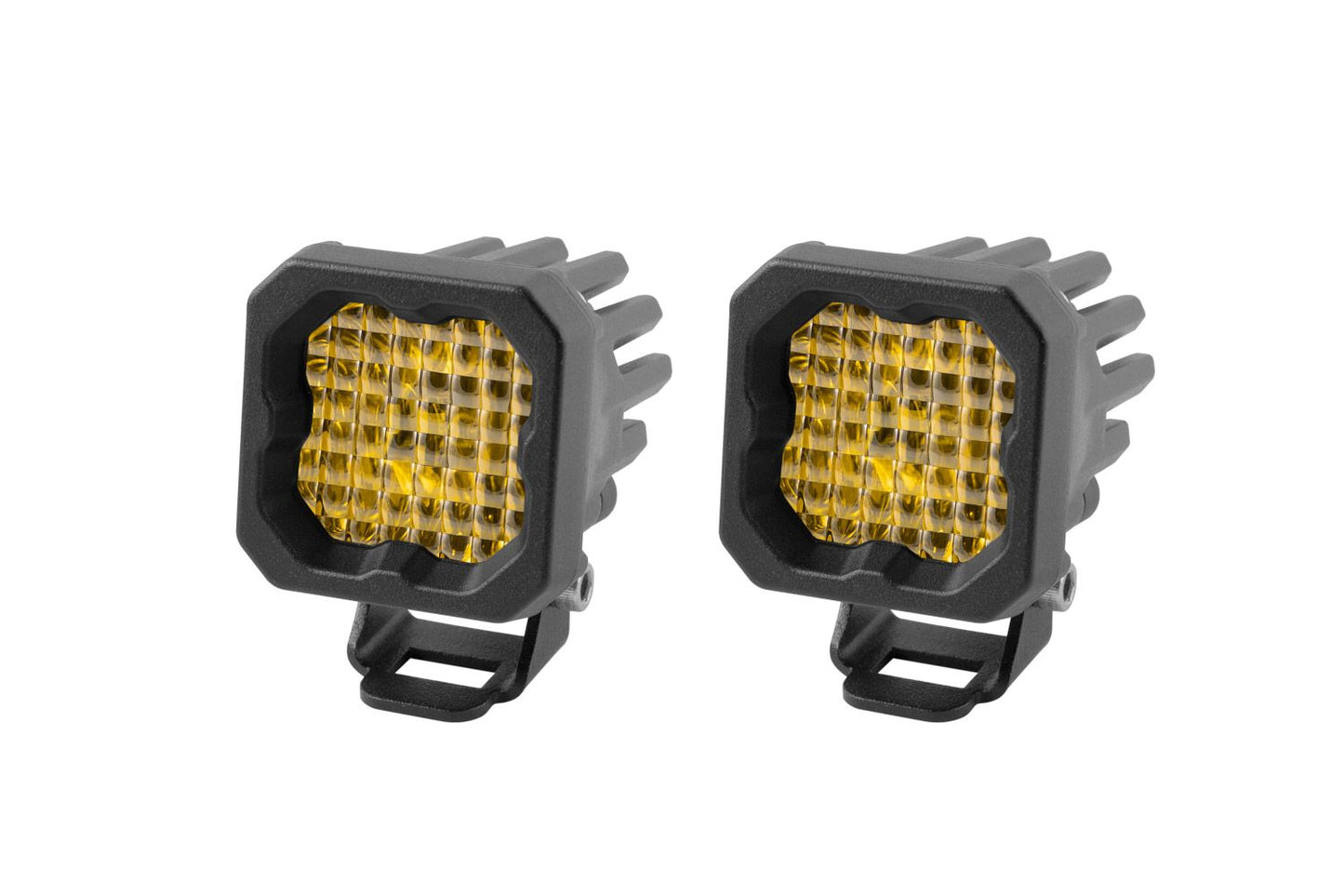 +2024 Tacoma DD SSC1 Cubierta de ventilación LED (negro mate) + Diode Dynamics SSC1 Sport