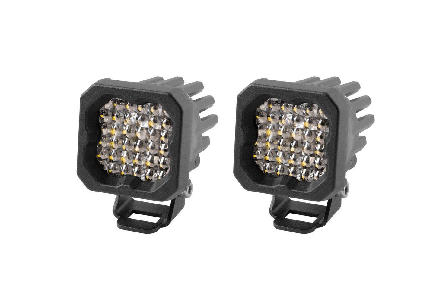 +2024 Tacoma DD SSC1 Cubierta de ventilación LED (negro mate) + Diode Dynamics SSC1 Sport