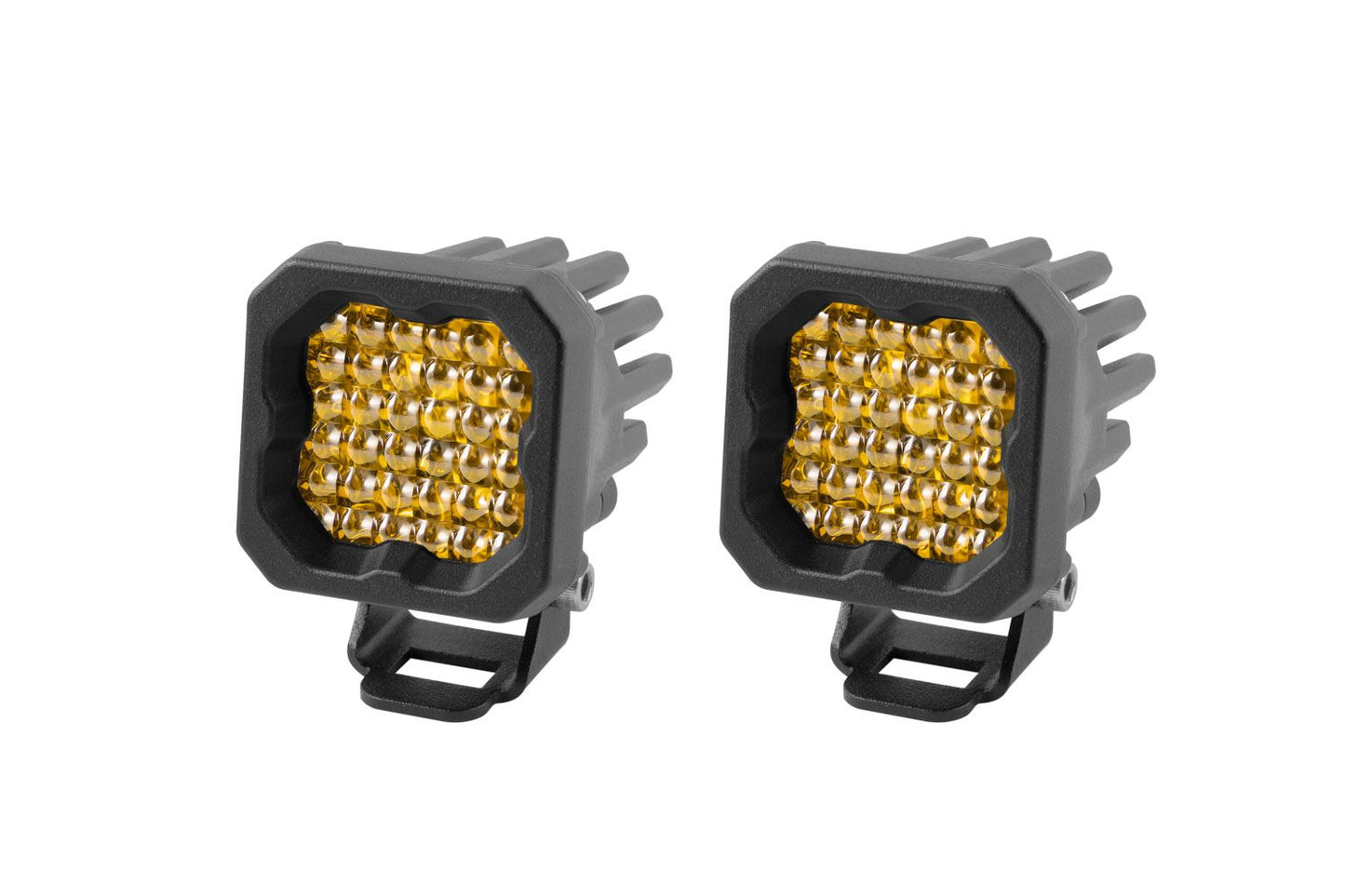+2024 Tacoma DD SSC1 Cubierta de ventilación LED (negro mate) + Diode Dynamics SSC1 Sport