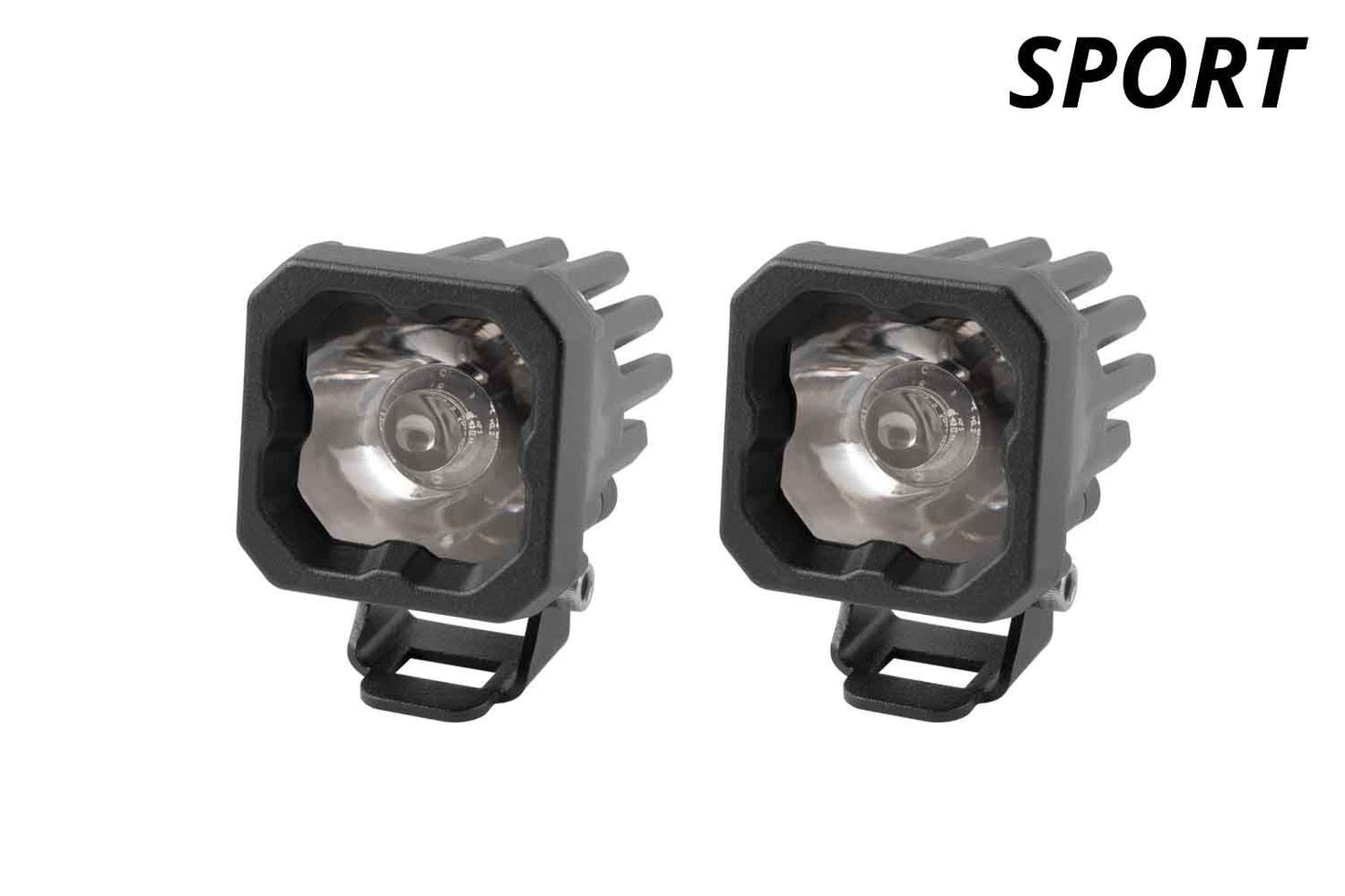 +2024 Tacoma DD SSC1 Cubierta de ventilación LED (negro mate) + Diode Dynamics SSC1 Sport