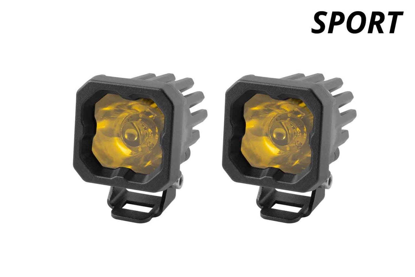 +2024 Tacoma DD SSC1 Cubierta de ventilación LED (negro mate) + Diode Dynamics SSC1 Sport