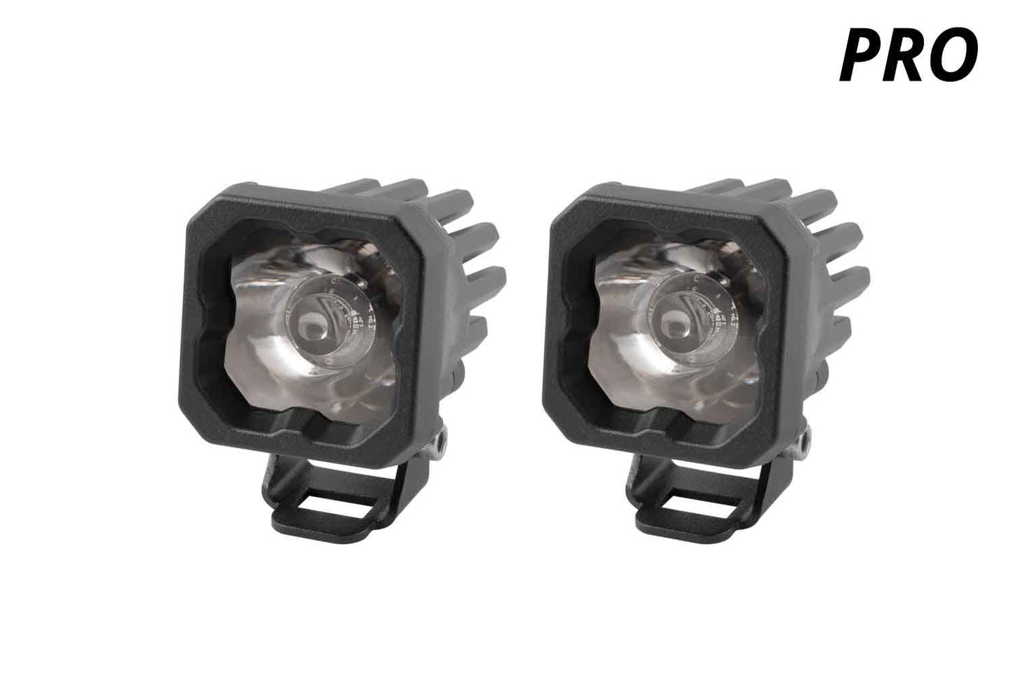 +2024 Tacoma DD SSC1 Cubierta de ventilación LED (negro mate) + Diode Dynamics SSC1 PRO