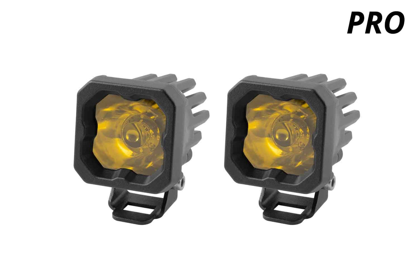 +2024 Tacoma DD SSC1 Cubierta de ventilación LED (negro mate) + Diode Dynamics SSC1 PRO