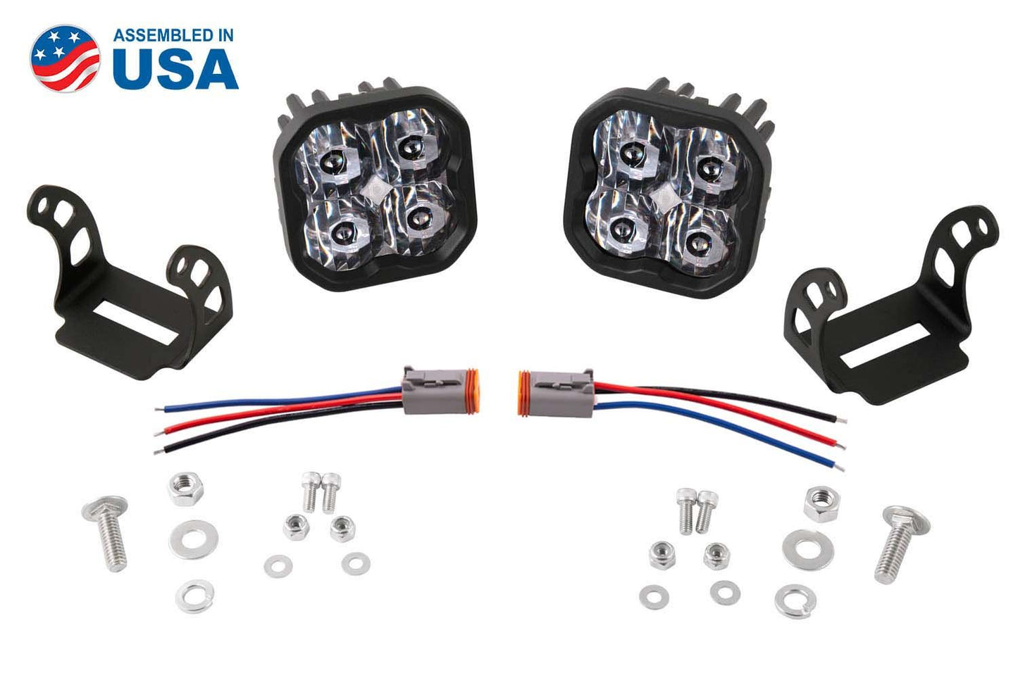 Conversión de luces antiniebla Colorado ZR2 2023 (negro brillante) + Diode Dynamics SS3 SAE Sport LED Pod