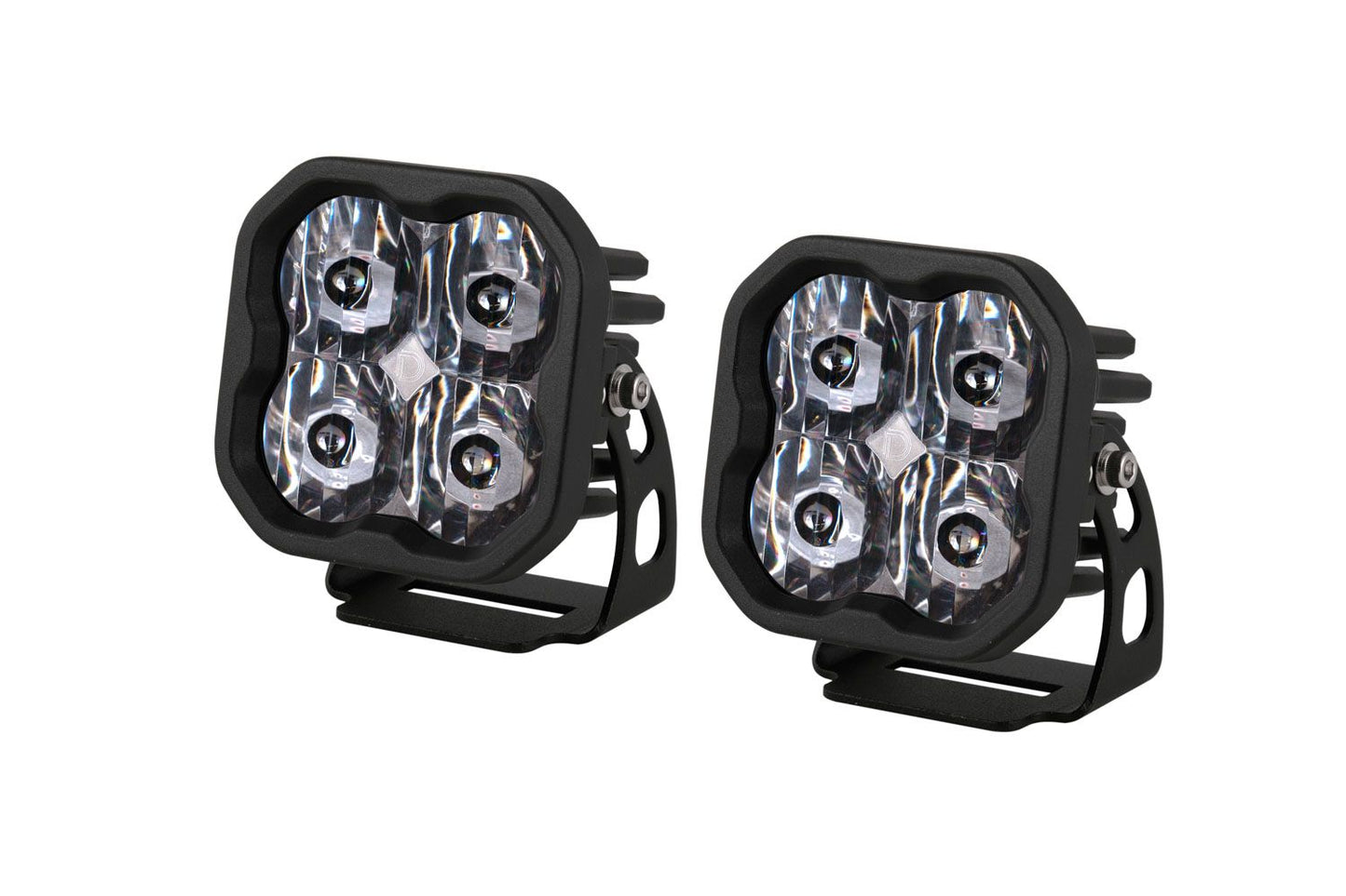 Cubierta de ventilación LED para Tacoma DD SS3 2024 (negro mate) + par de luces LED deportivas DD SS3