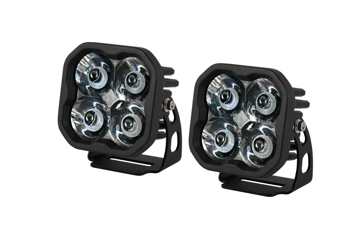 Cubierta de ventilación LED para Tacoma DD SS3 2024 (negro mate) + par de luces LED deportivas DD SS3