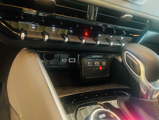 Panel de interruptores auxiliares USB-C Colorado/Canyon +2023