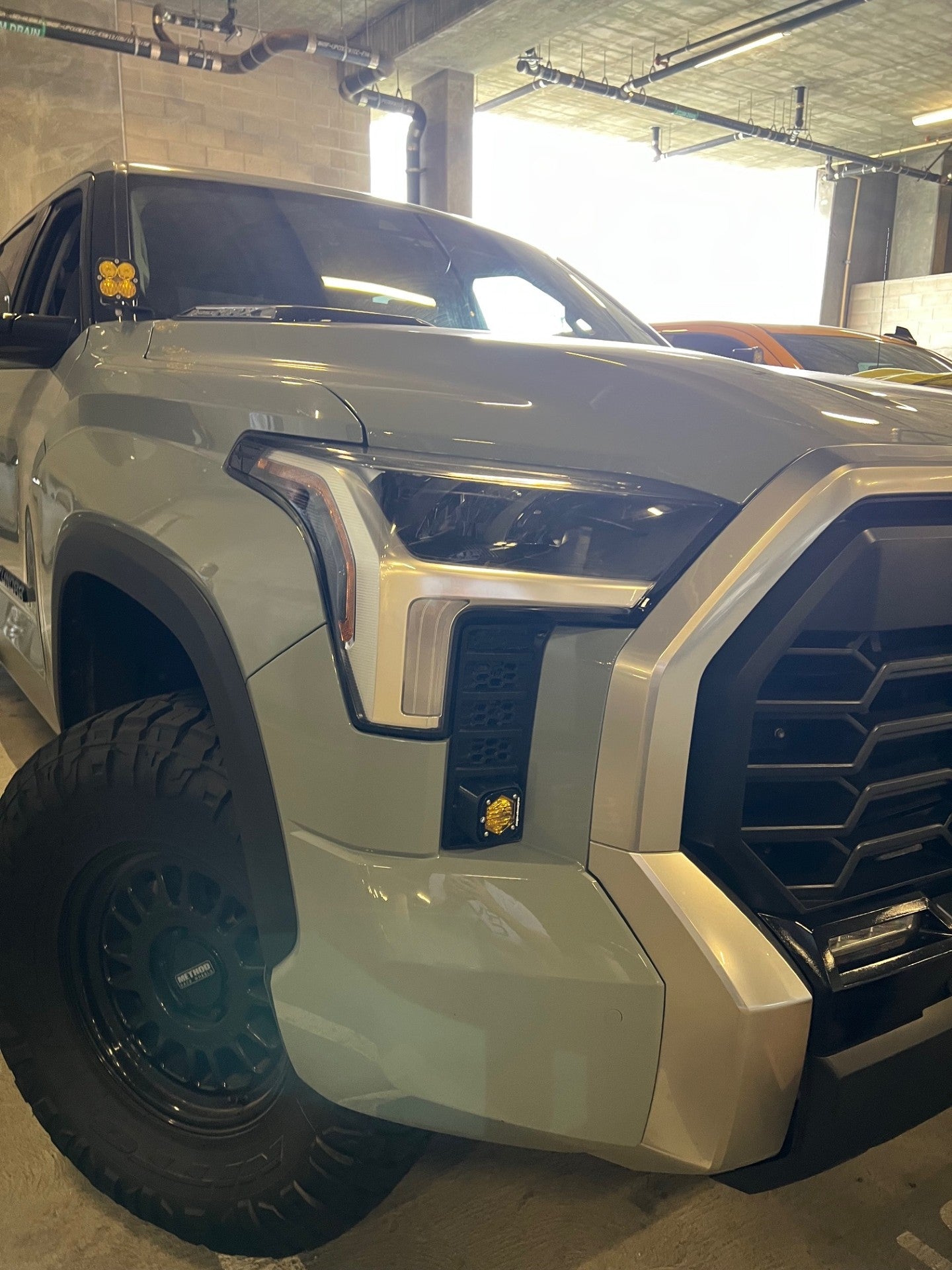 Cubierta de ventilación LED para Toyota Tundra 2022 (negro mate ASA) Baja Designs S1