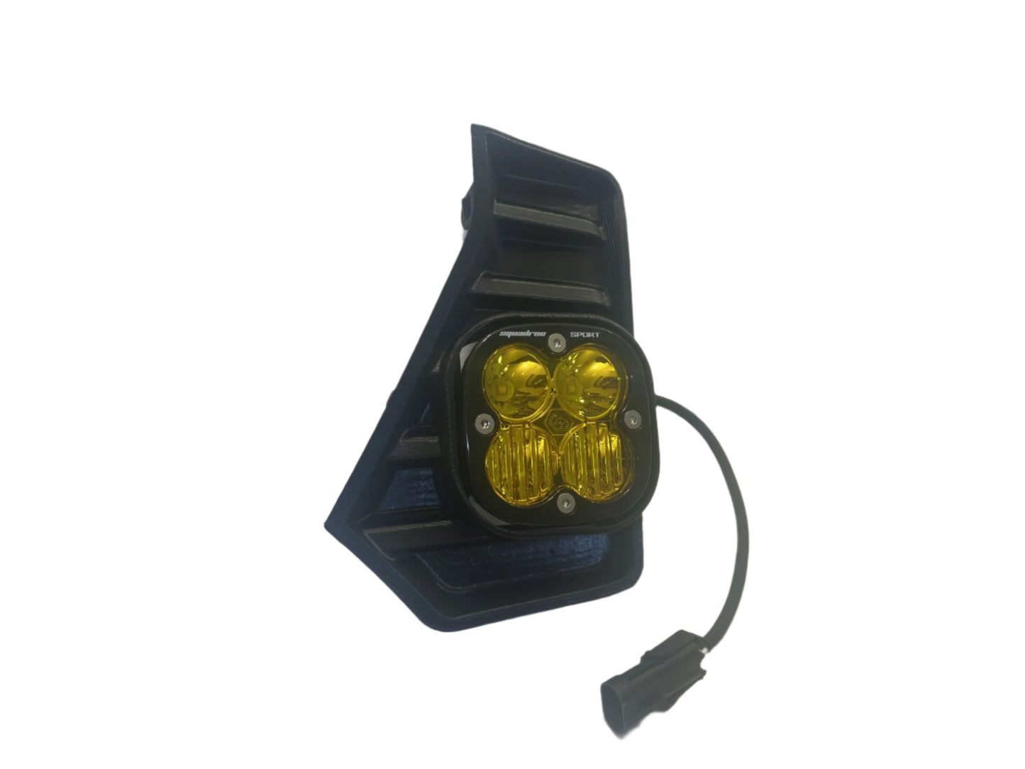 Cubierta de ventilación LED para Tacoma +2024 (negro mate ASA) + par de luces auxiliares LED Squadron Pro Black