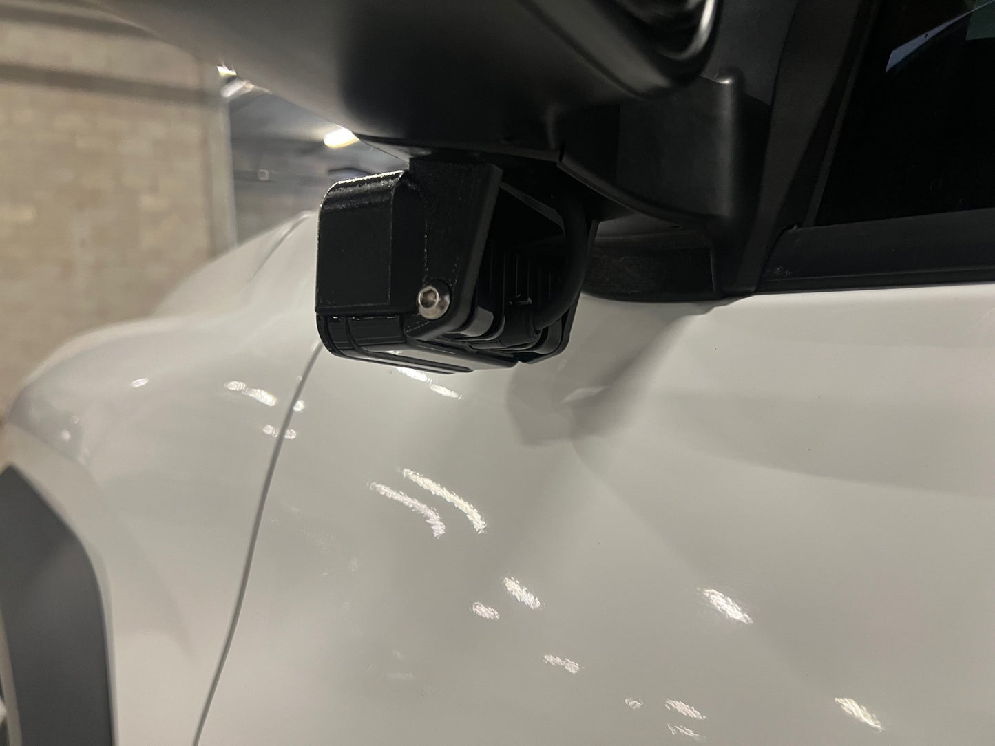 +2024 Tacoma Mirror ditch light Baja Designs S2