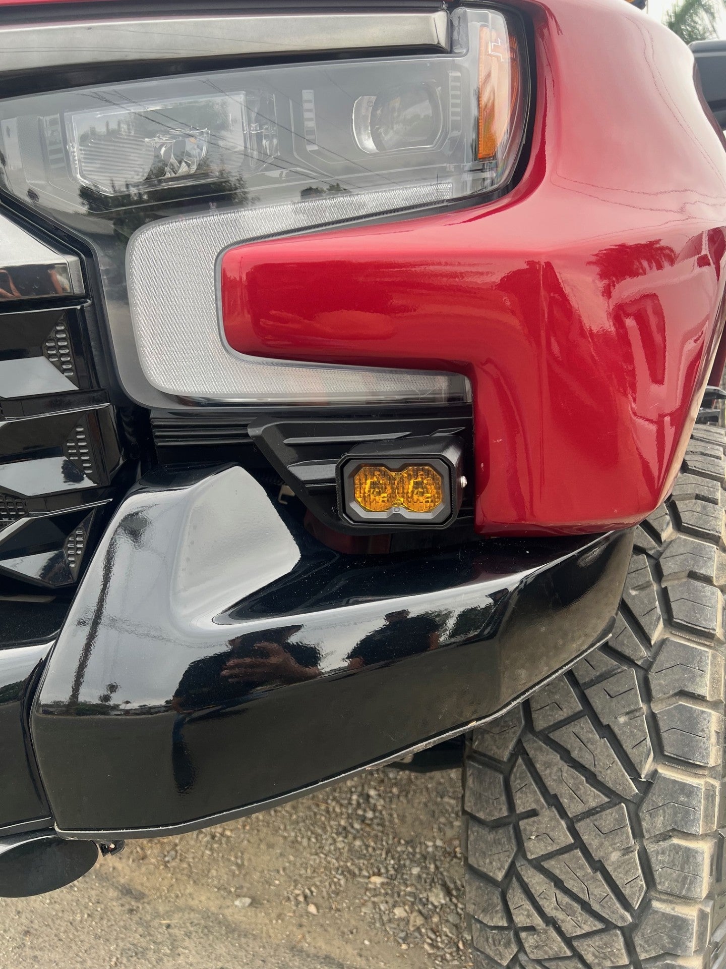+2022 Silverado ZR2 Led vent cover (ASA Matte Black) Diode Dynamics C2.0