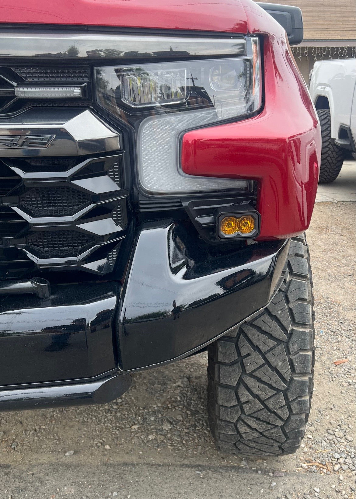 +2022 Silverado ZR2 Led vent cover (ASA Matte Black) Diode Dynamics C2.0