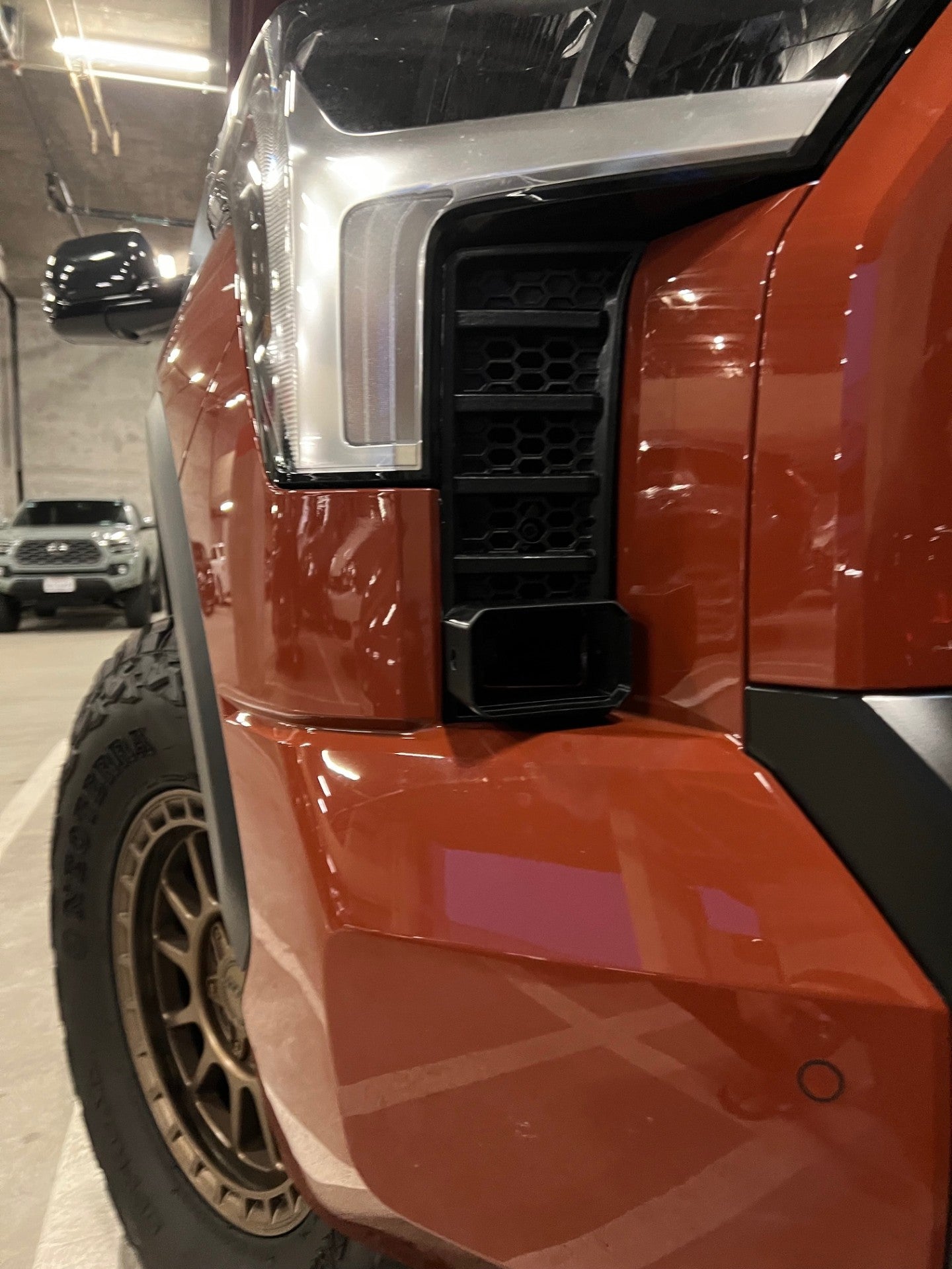 Cubierta de ventilación LED para Toyota Tundra 2022 (negro mate ASA) Baja Designs S1