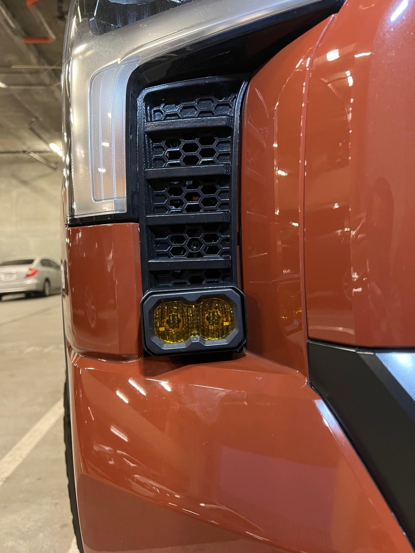 Cubierta de ventilación LED para Toyota Tundra 2022 (negro mate ASA) Baja Designs S1