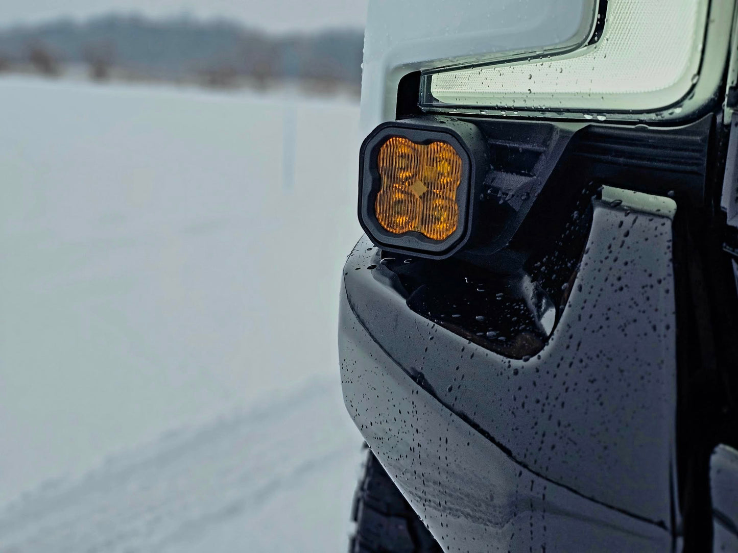 Cubierta de ventilación LED para Toyota Tundra 2022 (negro mate ASA) Baja Designs S1