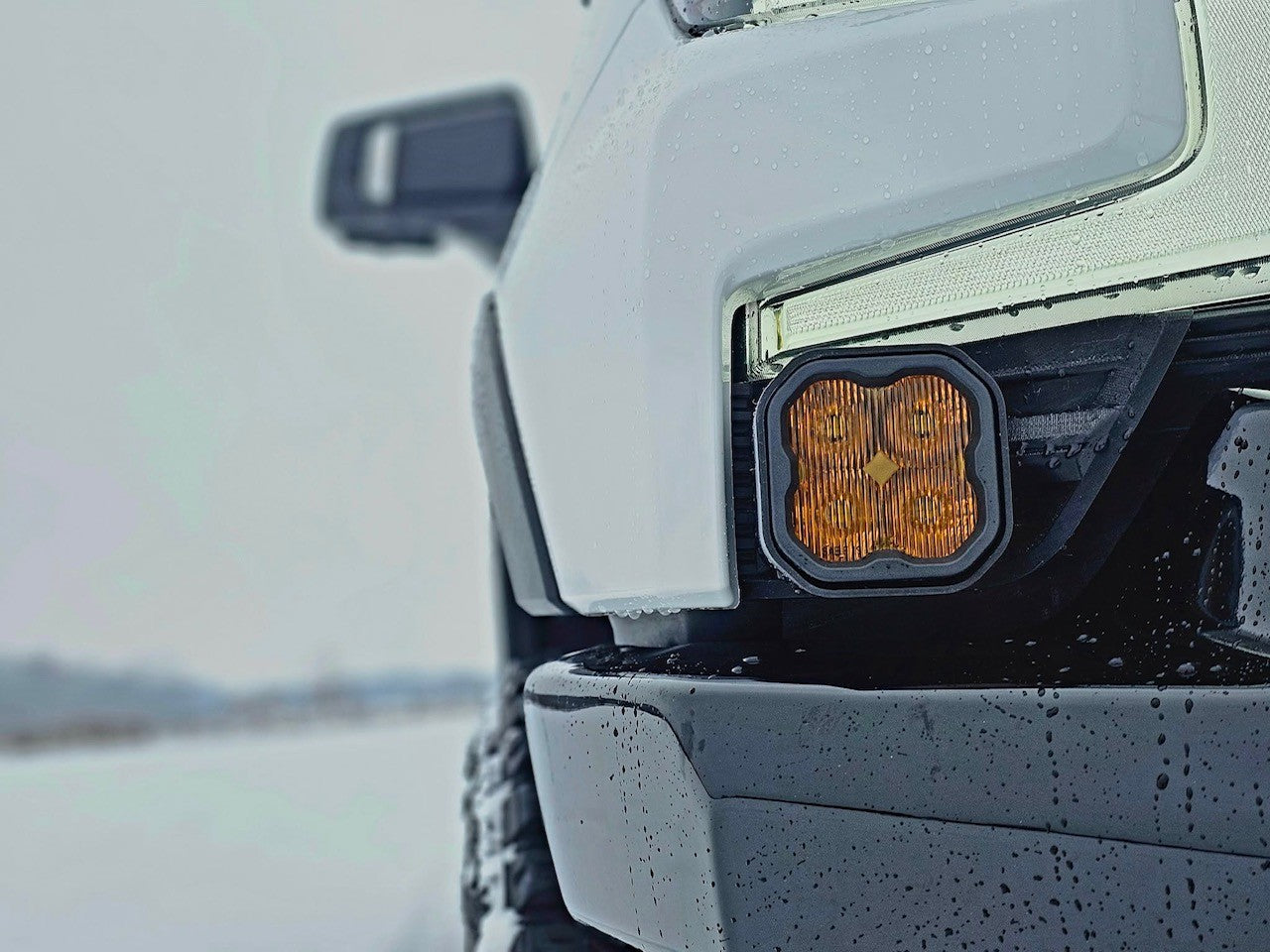 Cubierta de ventilación LED para Toyota Tundra 2022 (negro mate ASA) Baja Designs S1