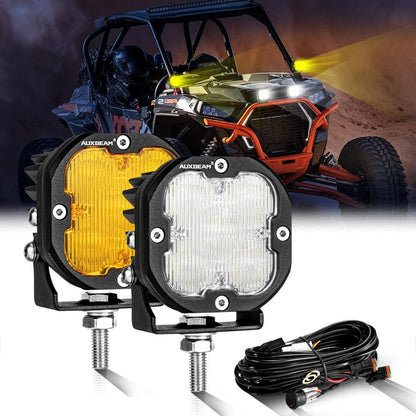 Conversión de faros antiniebla Colorado ZR2 2023 + Auxbeam XP Ultra Spot 9600 LM (negro mate) 