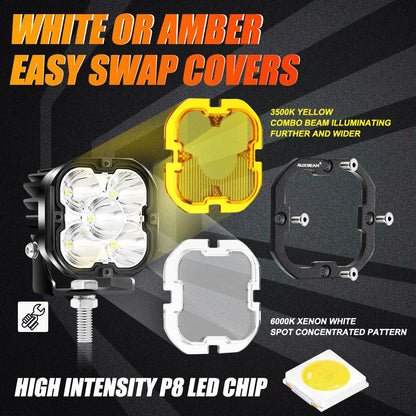 Kit de conversión de luces antiniebla para Tacoma 2012-2022 (LED combinado) 