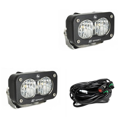 +2024 Colorado/Canyon Espejo luz de zanja + Baja Designs S2 Sport