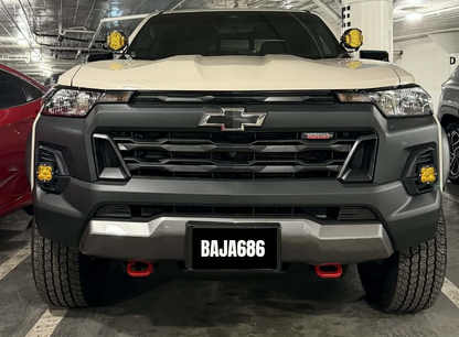 Cubierta de ventilación LED DDSS3 para Colorado LT/Trailboss/Z71 +2024 (negro mate ASA)