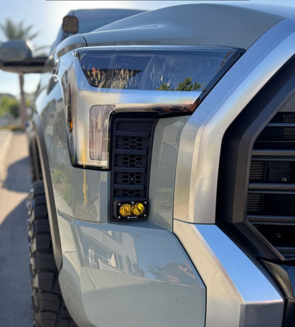 Cubierta de ventilación LED para Toyota Tundra 2022 (negro mate ASA) Baja Designs S2