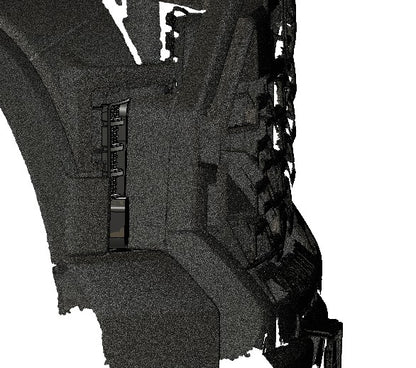 Cubierta de ventilación LED para Toyota Tundra 2022 (negro mate ASA) Baja Designs S1 Double