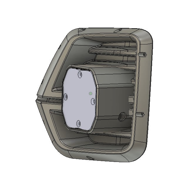 Cubierta de ventilación para Colorado LT/TrailBoss 2024 (negro mate ASA) + par de luces auxiliares LED Squadron Pro Black 