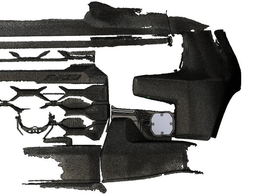 Cubierta de ventilación LED para Toyota Tundra 2022 (negro mate ASA) Baja Designs S1