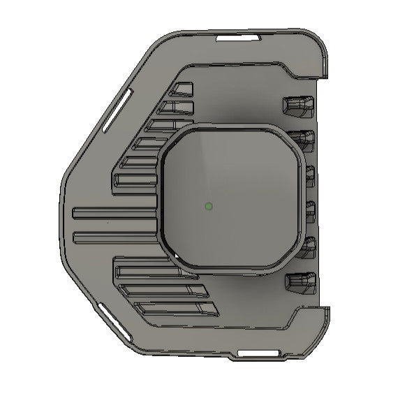 2019-2022 GMC Sierra 1500 DDSS3 Led vent cover (ASA Matte Black)