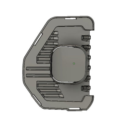 2019-2022 GMC Sierra 1500 Baja Designs Squadron Led vent cover (ASA Matte Black)