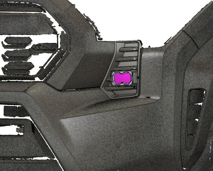 Cubierta de ventilación LED para Tacoma DD SSC1 +2024 (negro mate)