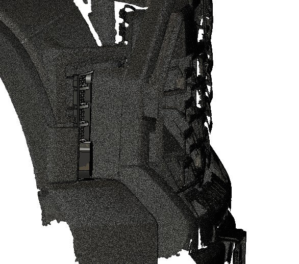 +2022 Toyota Tundra Led vent cover (ASA Matte Black) + Baja Designs Squadron Sport