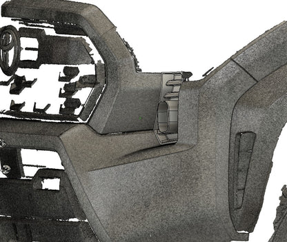 Cubierta de ventilación LED para Tacoma +2024 (negro mate ASA) + par de luces auxiliares LED Squadron Pro Black 