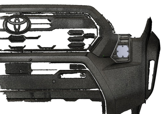 Cubierta de ventilación LED Squadron de Tacoma Baja Designs 2024 (negro mate ASA)
