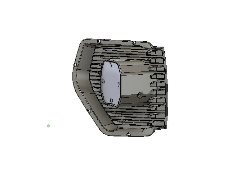 2019-2022 GMC Sierra 1500 SLE Led vent cover (ASA Matte Black) + Baja Designs Squadron PRO 2.0