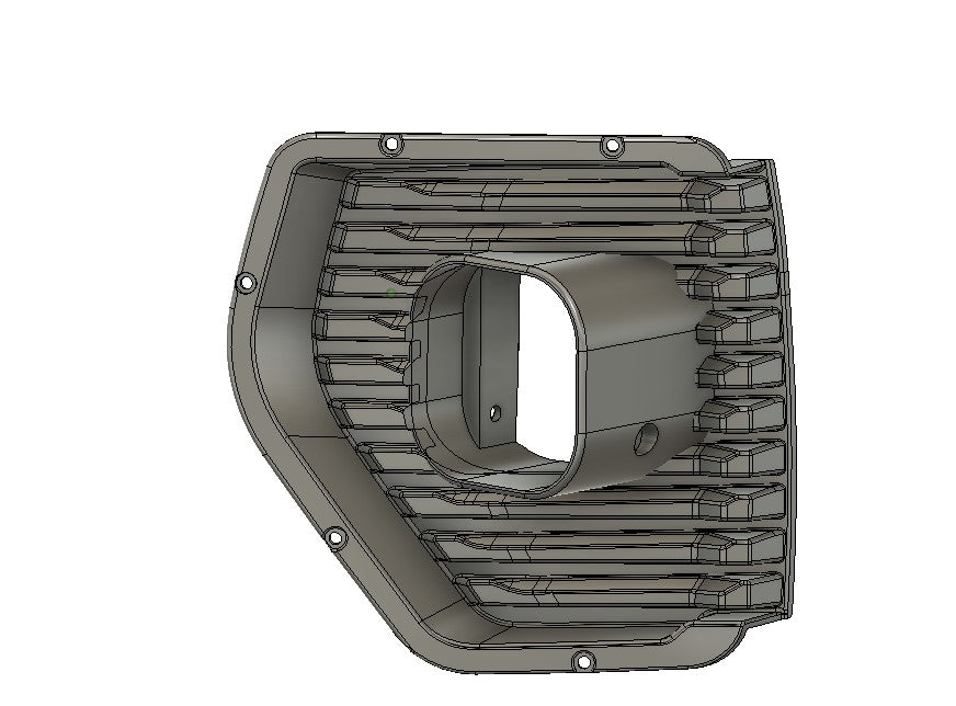 Cubierta de ventilación LED Squadron de Baja Designs para Colorado LT/TrailBoss 2024 (negro mate ASA)