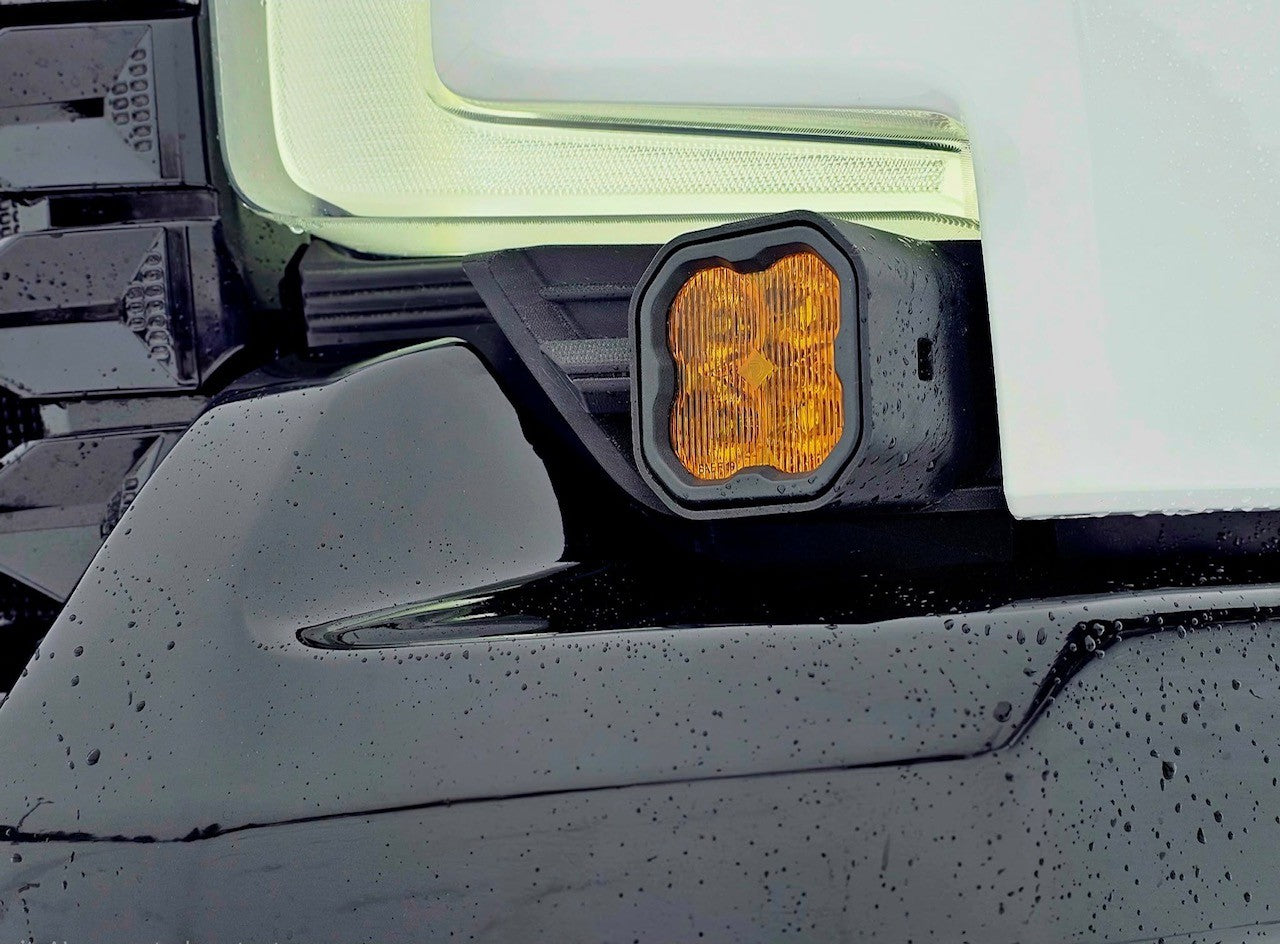 Cubierta de ventilación LED para Toyota Tundra 2022 (negro mate ASA) Baja Designs S1