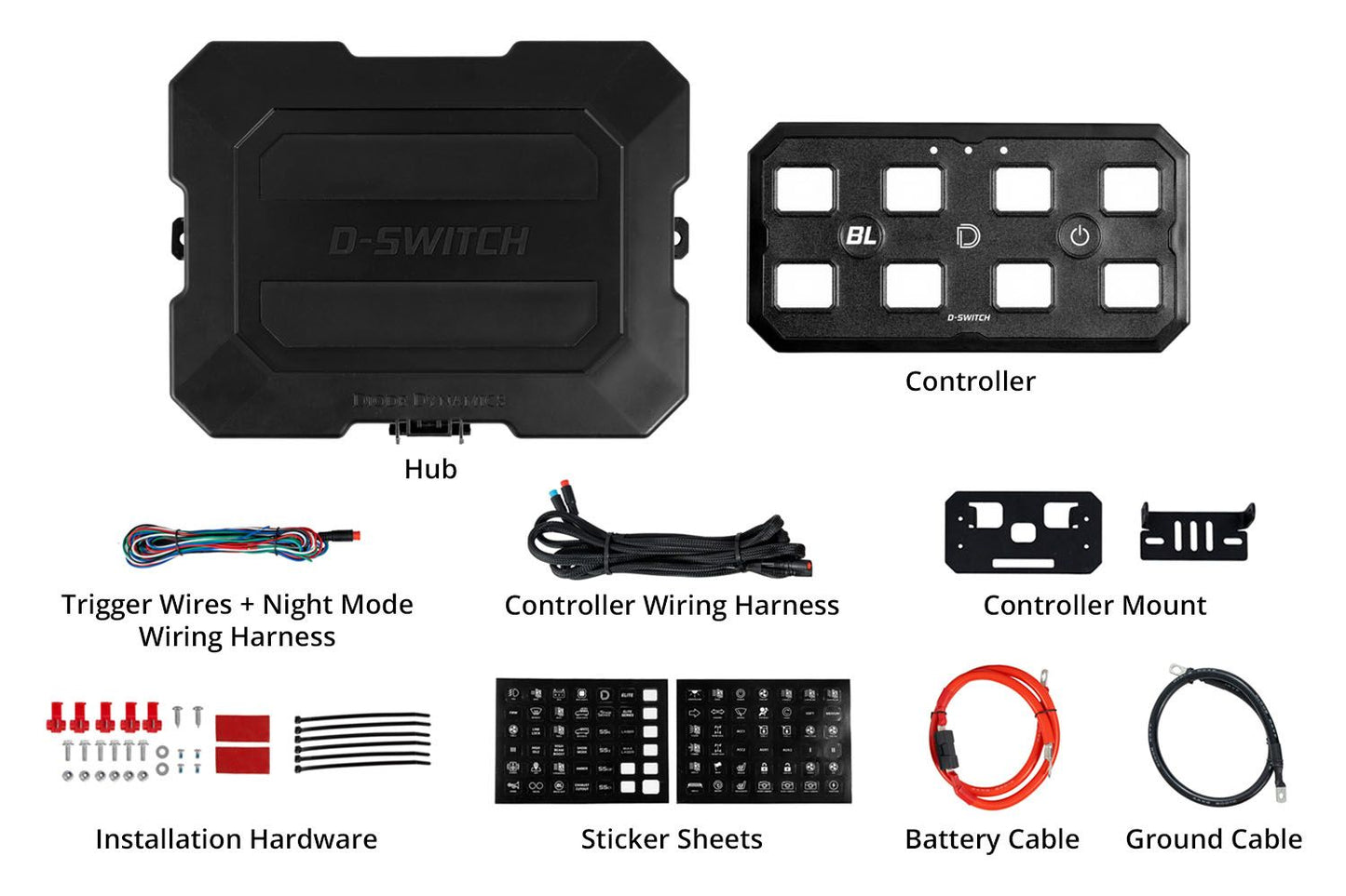 +2024 Tacoma/4Runner Switch panel mount With Angle + Diode Dynamics D-Switch
