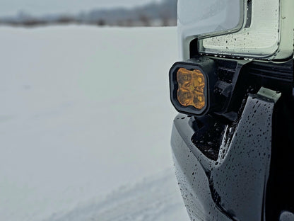 Cubierta de ventilación LED para Toyota Tundra 2022 (negro mate ASA) Baja Designs S1